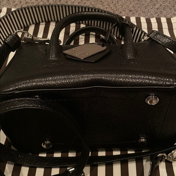 HENRI BENDEL 2 Straps for Leather Crossbody Mini Tote Bag with HB Dust Bag | EUC